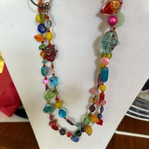 Bundle of four (4) colorful necklaces.  Rarely worn.  Excellent condition.